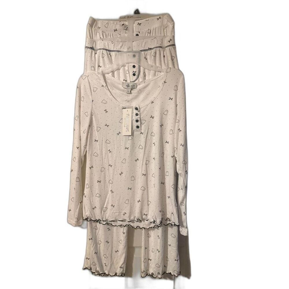 Spooky Women's White and Grey Pajamas